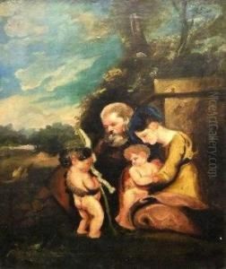 "the Holy Family With The Infant St John"