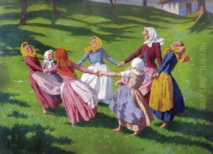 W Tanecznym Kragu by Mieczyslaw Reyzner