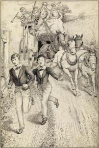 Late To Rugby by Louis John Rhead