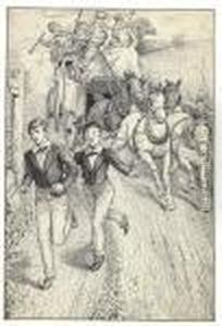 Late To Rugby. by Louis John Rhead
