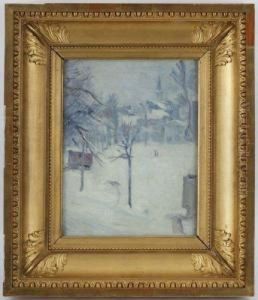 Paysage D'hiver by Louis Rheiner