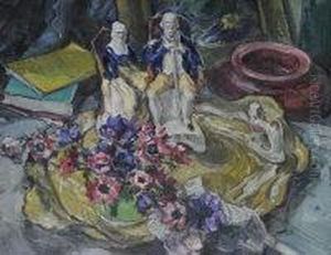 Still Life With Figures by Alexander Rhind