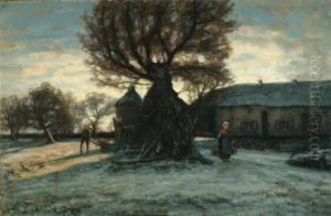 Soir D'hiver A La Campagne Soir D'hiver A La Campagne