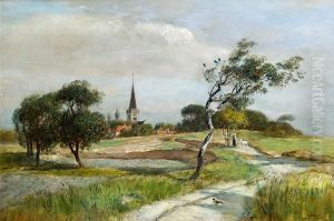 Franzosisches Dorf by Rudolf Ribarz