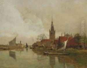 La Schie A Overschie Dans La Municipalite De Rotterdam