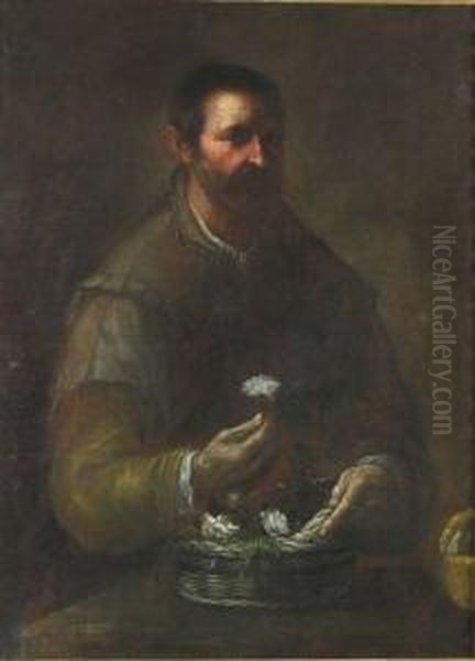 "filosofo Con Cesta De Flores" - view 1
