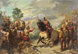 Pedro Iii De Aragon En El Coll De Panissars