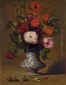 Les Coquelicots by Germain Theodure Clement Ribot
