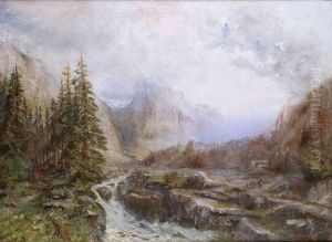 Petit Torrent En Montagne by Georges Ricard-Cordingley