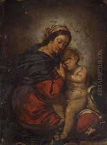 Madonna Con Bambino by Pietro della Vecchia