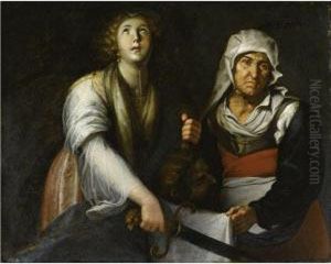 Giuditta E La Serva by Pietro della Vecchia