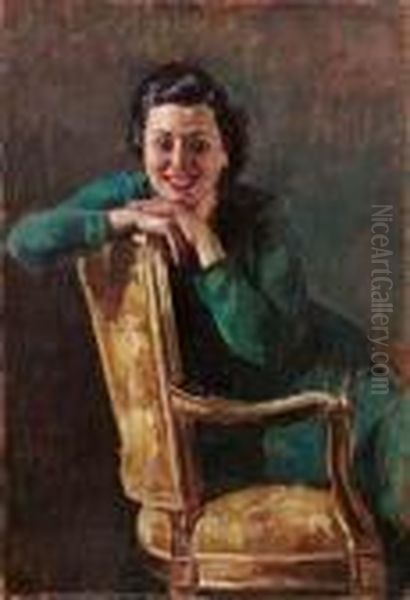 Donna Con Abito Verde - view 1