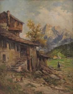Paesaggio Montano by Alfredo Ricci