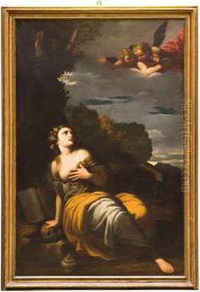 Paesaggio Con Angeli Che Appaiono A Maria Maddalena - view 1