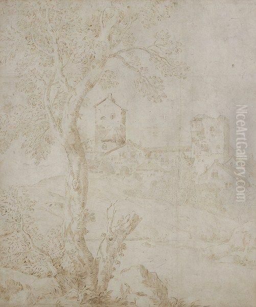 Paysage Au Grand Arbre - view 1