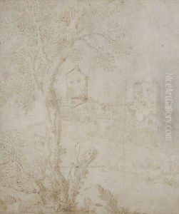 Paysage Au Grand Arbre