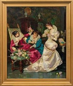 Rosenfreundinnen Ineinem Salon Rosenfreundinnen Ineinem Salon