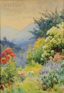 Valley View In Spring by Henry Webster Rice