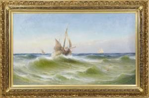 Fiskebatar Paboljande Hav by Otto Ludvig Richarde