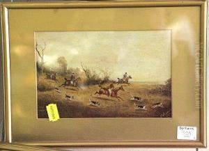 Hunting Scenes by Raul P. Richards