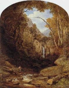 Meditation In The Catskill Mountains by Thomas Addison Richards
