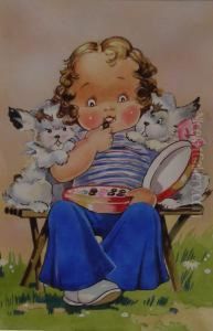 'box Of Chocolates' And Two Companion Cartoons by Agnes Richardson