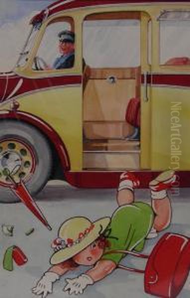 'trip On The Bus' And Three Companion Cartoons - view 1