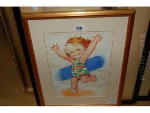 Illustration Of A Child by Agnes Richardson