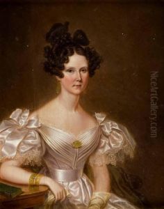 Portrait Of Miss Russell by Daniel Richardson