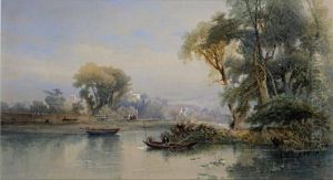 A View On The Thames Near Windsor