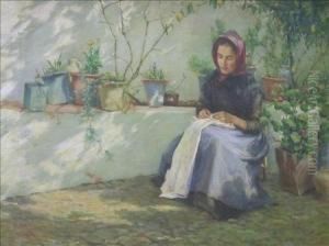 In The Garden by Francis Henry Richardson