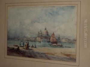 View Of Venice From The Grand Canal by Frederick Stuart Richardson