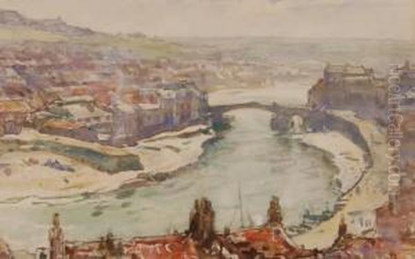 Extensive View Over Whitby Harbour - view 1