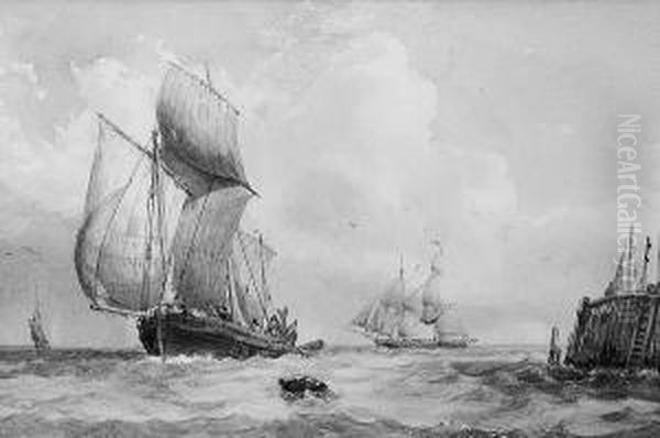 Vessels Off A Jetty - view 1