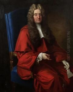 Portrait Of Sir Joseph Jekyll, Three-quarter-length, Seated, Dressed As A Sergeant At Law