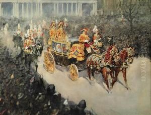 The Marriage Of Princess Mary, February 1922, The Escort Commandedby Captain The Viscount Althorp And Lt. W. Filmer Sankey