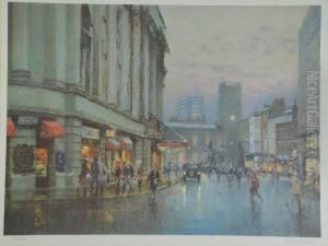 'st. Ann's Square, Manchester On A Rainy Evening' by Robert, Captain Richardson