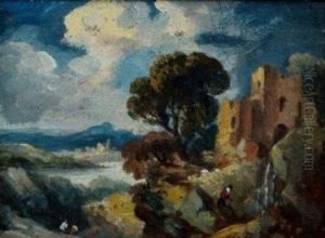 Edinburgh From Craigmiller Castle by Thomas Miles Richardson