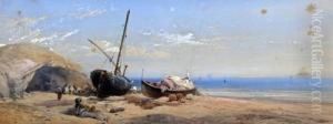 On The Coast, Near Naples by Thomas Miles Richardson