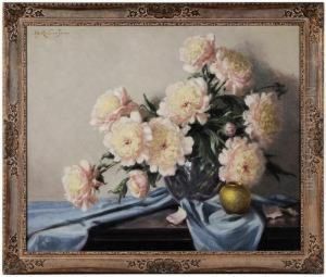 "pink Peonies" by Volney Allan Richardson
