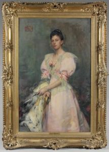 Portrait De La Comtesse Du Chastel Andelot De La Howarderie