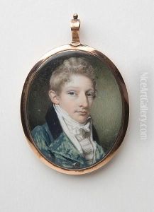 Portrait Miniature Of A Gentleman by Thomas Richmond