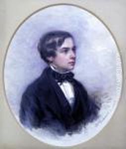 Portrait Study Of A Young Etonian Gentleman by Thomas Richmond