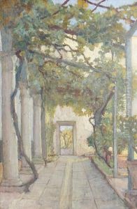 Courtyard With Pergola