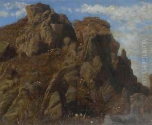 Mewstone Rock, Dartmouth by Sir William Blake Richmond