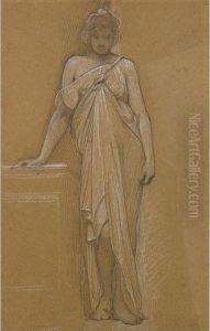 Study Of A Classical Maiden by Sir William Blake Richmond