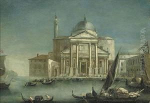A View Of San Giorgio Maggiore, Venice by Giovanni Richter