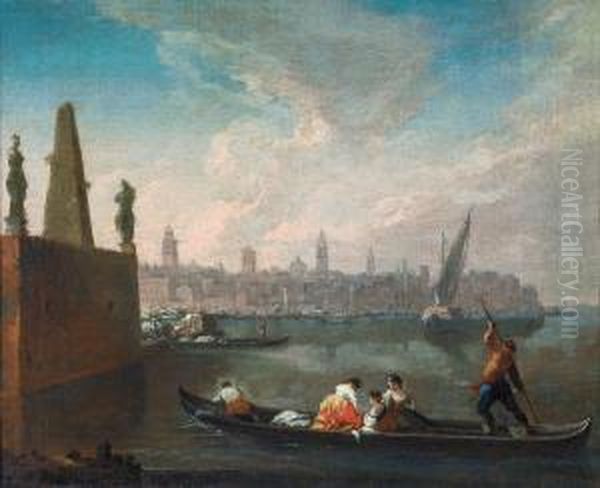 Capriccio Veneziano Con Una Gondola Sul Bacino Di San Marco - view 1