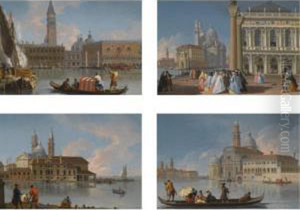 Venice: A View Of The Molo From The Bacino Di San Marco, With The Zecca, Campanile And Palazzo Ducale - view 1