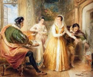 Mary Queen Of Scots Burning Letters At Fotheringhay Castle